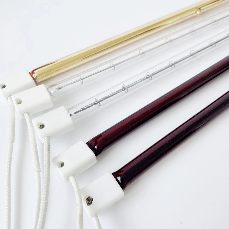 Ruby Quartz Tube Halogen Heating Lamp factory