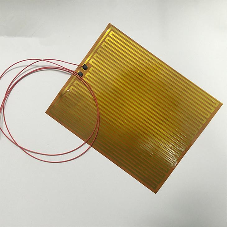 Calentador eléctrico de película de poliimida de 12 V Calentador de lámina de Kapton